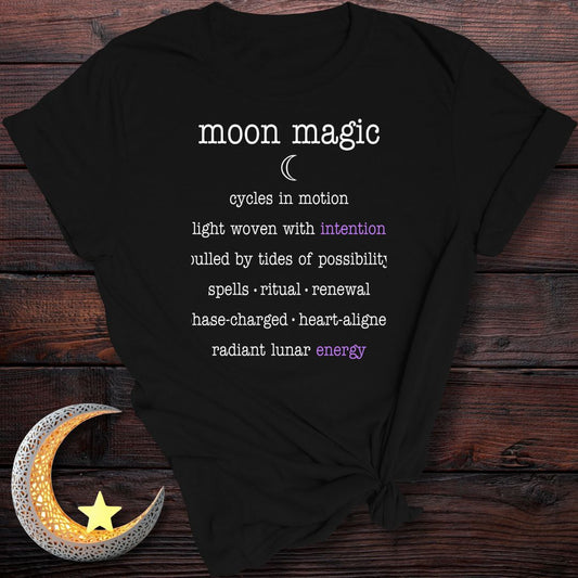 Sacred Words MOON MAGIC T-Shirt
