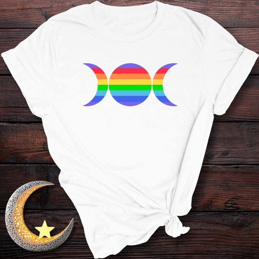 Rainbow Triple Goddess T-Shirt