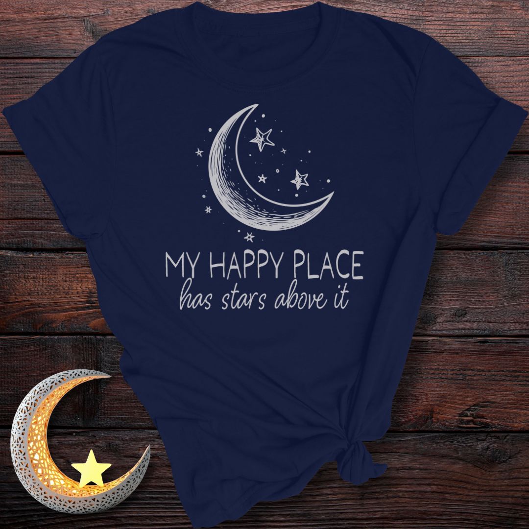My Happy Place Has Stars Above It T-Shirt