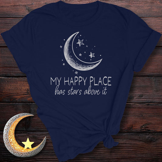 My Happy Place Has Stars Above It T-Shirt