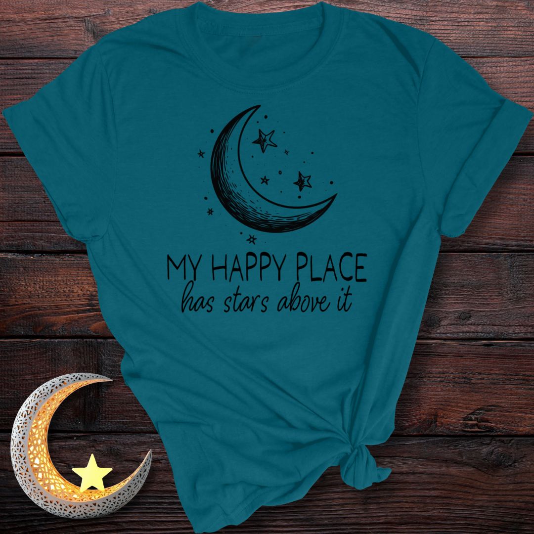 My Happy Place Has Stars Above It T-Shirt