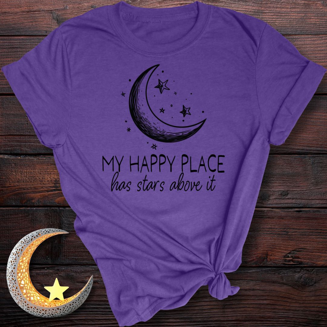 My Happy Place Has Stars Above It T-Shirt